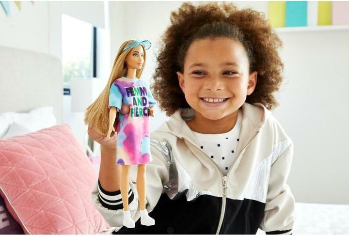 Immagine prodotto Barbie Bambola Fashionista - Abito colorato