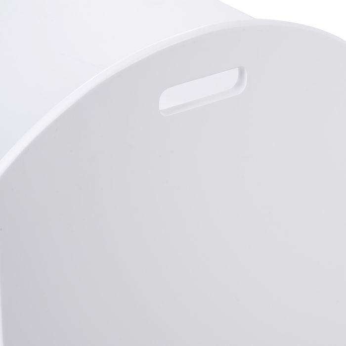 Produktbild Swisshandel24 Spielzeugkiste Kinder Aufbewahrungsbox Sitztruhe Sicherheitsscharnier Weiss MDF 62 x 40 x 46,5 cm
