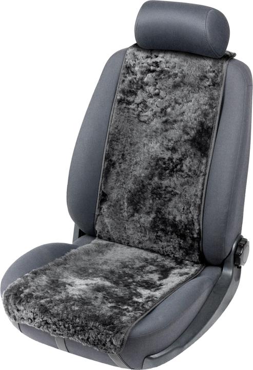 Produktbild CarComfort Sitzaufleger Cosmo aus Lammfell 12-14 mm Fellhöhe schwarz