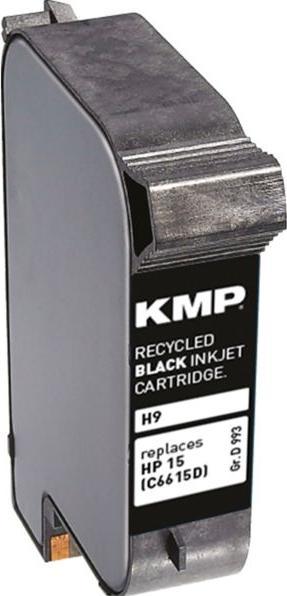Productafbeelding KMP H9 inktcartridge compatibel met HP C 6615 D (BK)