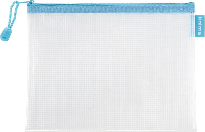 Kolma Reissverschlusstasche Mesh Bag A5 türkis (A5, 1 x)
