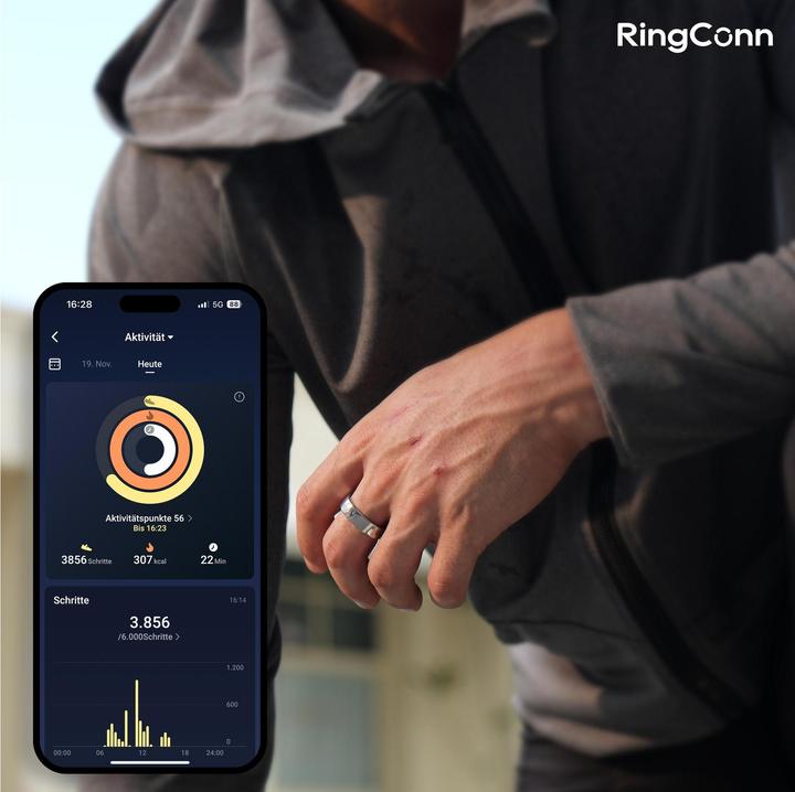Productafbeelding RingConn Smart Ring (Gen2) (14, Black)