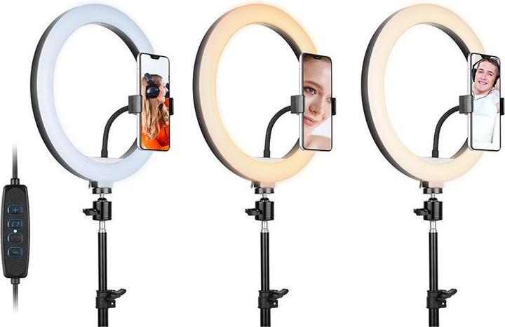 Produktbild Tracer RING 30cm tripod 210cm ring lamp (1700 lm)