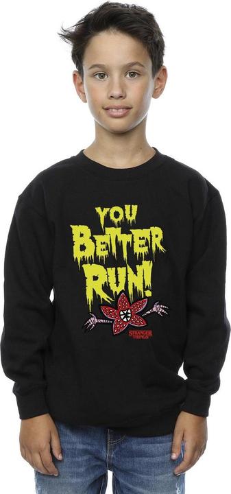 Immagine prodotto Netflix Stranger Things You Better Run Felpa Ragazzi (140, 146)