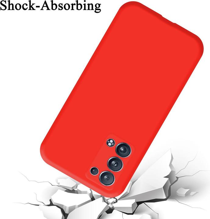 Actual product image Cadorabo Bumper TPU Liquid Silicone Case (Oppo Reno 6 Pro 5G)