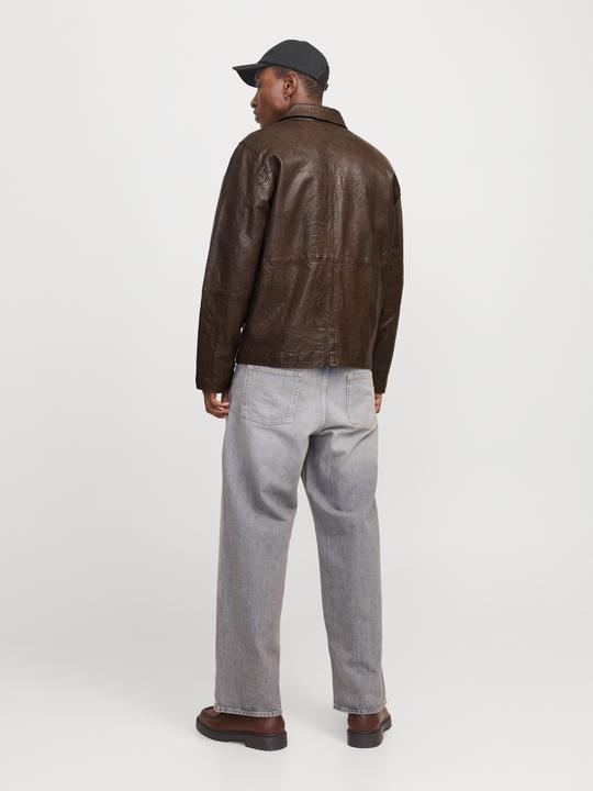 Produktbild Jack & Jones Jorcrincle Leather Jkt Styd Aw24 (L)