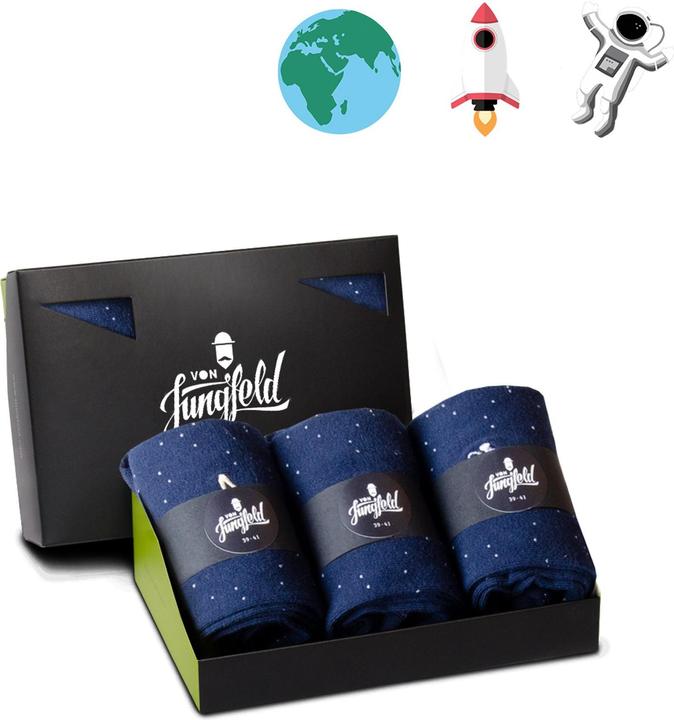 Produktbild Von Jungfeld Socken Casual - 7733 (3er Pack, 39 - 42)