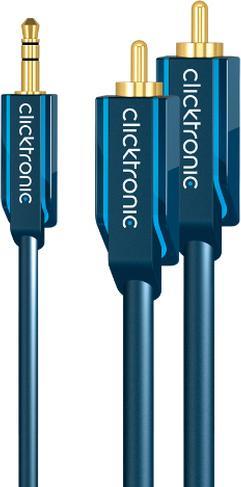 Image du produit Goobay Câble adaptateur MP3 (1 m, Jack 3,5 mm (AUX), RCA)