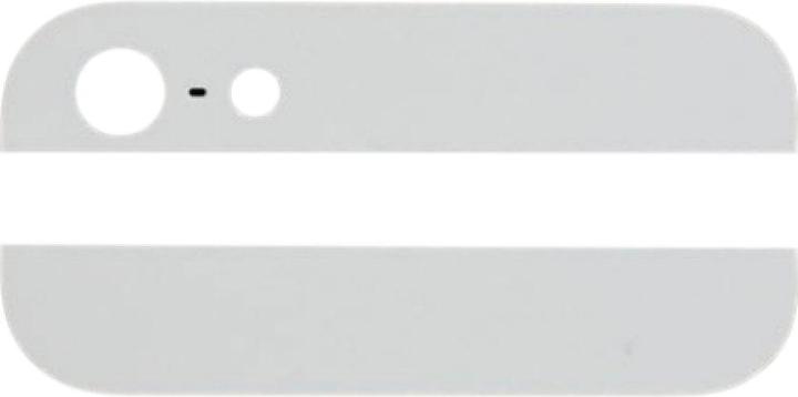 Actual product image Foxconn iPhone 5 Glass Ceramic Back Cover White (Cover, iphone 5)
