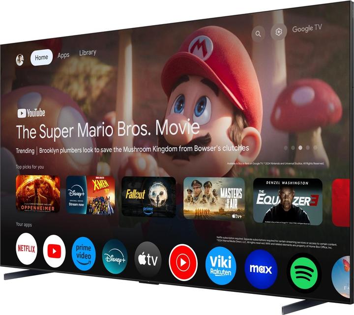 Actual product image TCL 115C7K 291 cm (115) (115", Mini-LED, 4K, 2025)
