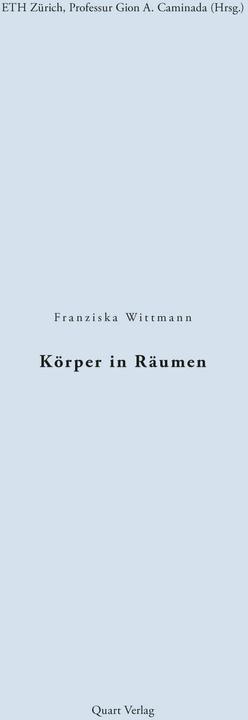 Produktbild Körper in Räumen (Deutsch, Franziska Wittmann, 2019)