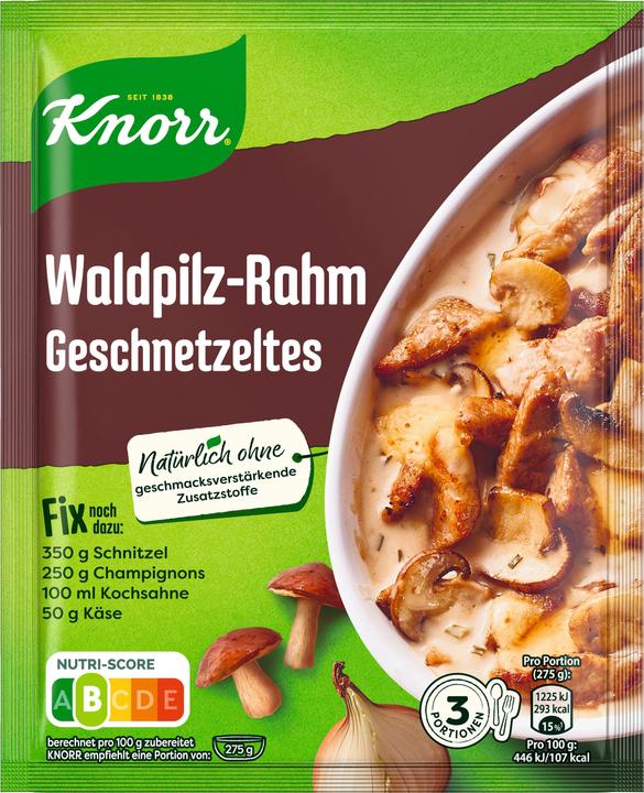 Image du produit Knorr Fix Emincé de champignons des bois à la crème (40 g)