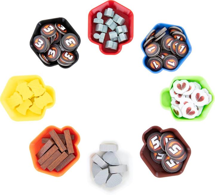 Image du produit Feldherr 3D14SET - Jeu de 16 jetons SHELL Mini (Matières plastiques)