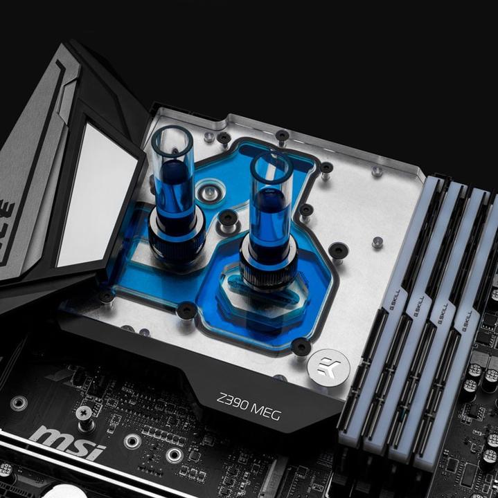 Actual product image EKWB EK Momentum MSI Z390 MEG Ace D-RGB - Acrylic