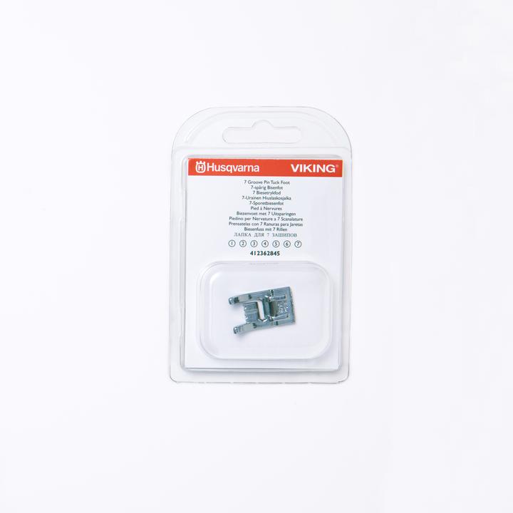 Actual product image Husqvarna Piping foot with 7 grooves