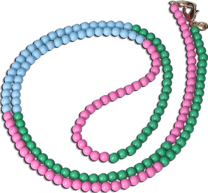 Actual product image Casetastic Lanyard Beads - Blue/Pink/Green(125cm)