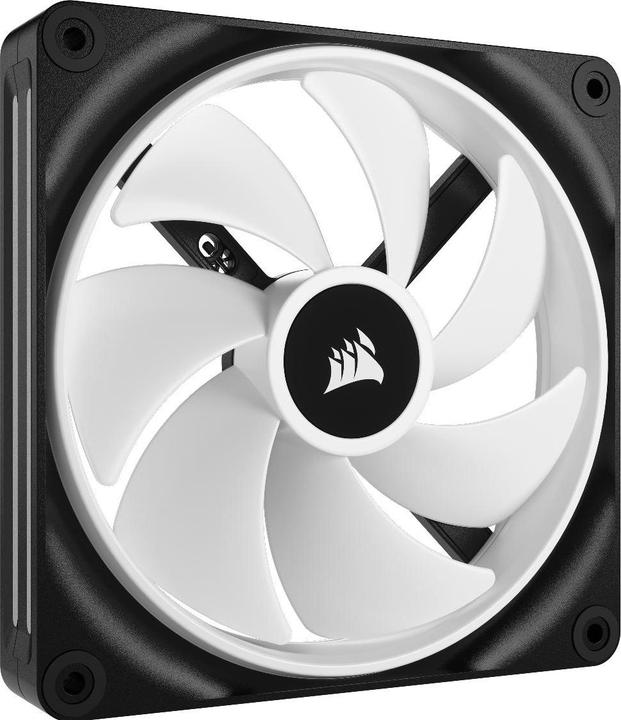 Actual product image Corsair iCUE LINK QX140 RGB 140 mm PWM fan (black, starter kit) (140 mm, 2 x)
