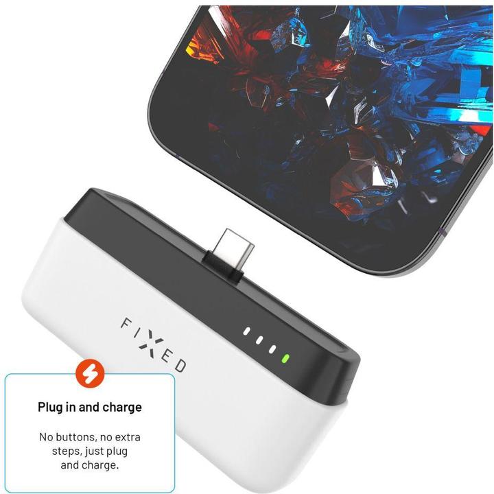 Immagine prodotto Fixed Zen 5 Plug-in PowerBank, PD 20W, 5 000 mAh, bianco (5000 mAh, 20 W, 5000 Wh)