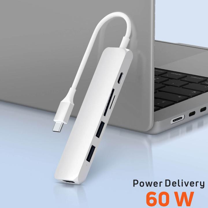 Produktbild Satechi USB-C Slim Multiport V2 (USB-C, 6 Ports)