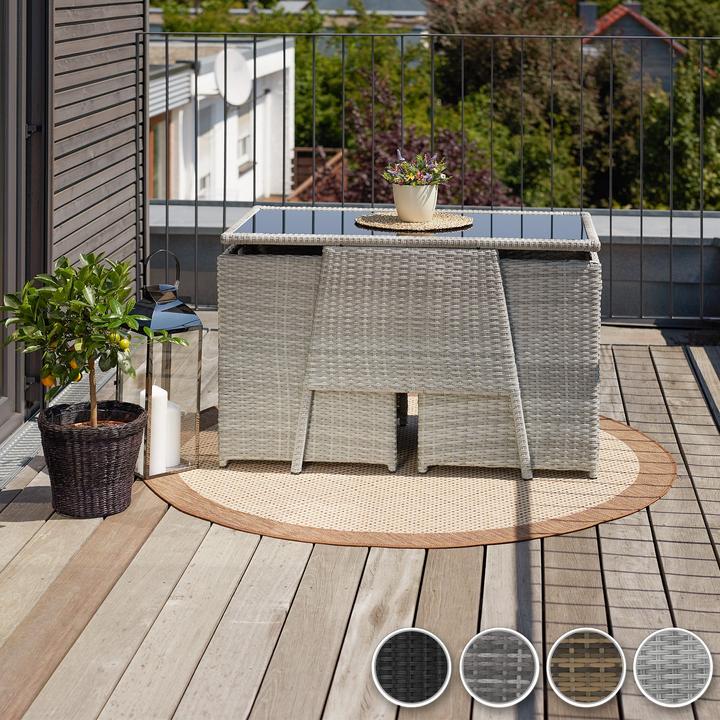 Immagine prodotto tectake Salottino in rattan Losanna