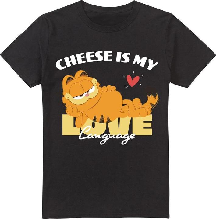 Image du produit Garfield - T-shirt CHEESE IS MY LOVE LANGUAGE - Homme (5XL)