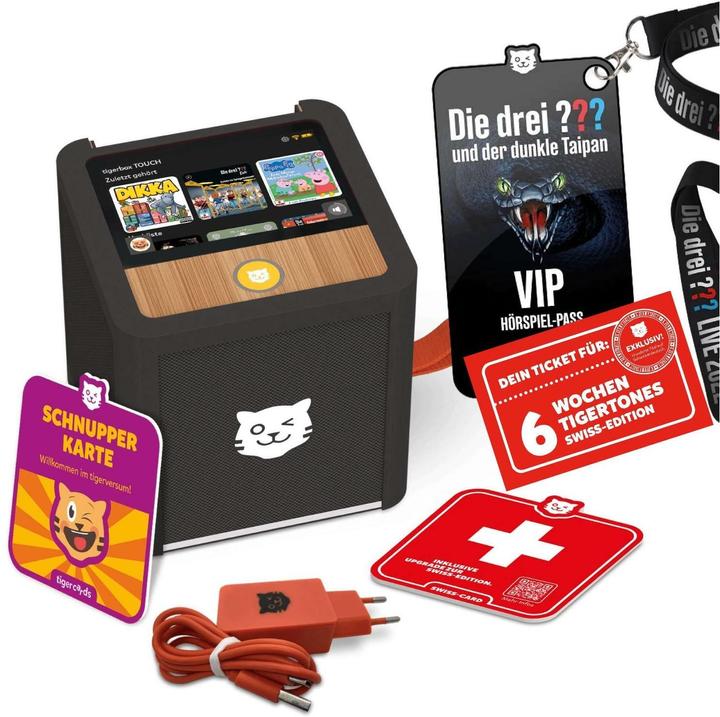 Tigermedia Tigerbox Touch Plus Swiss Edition Schwarz (Suisse-allemand)