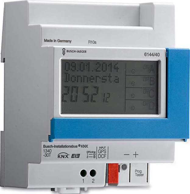 Produktbild Busch-Jaeger KNX-Zeitschaltuhr 4-K Tag/Wo/Jahr, REG, 4TE