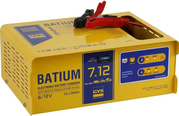 Actual product image GYS Batium 7/12 (6V, 12V, 7 A)