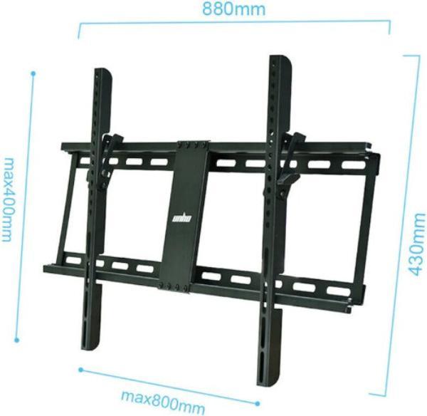 Actual product image Hermex Universal LCD TV wall mount TV mount Screen mount (Wall, 85", 45 kg)