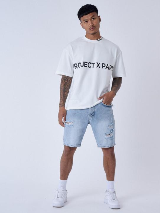 Immagine prodotto Project X Paris pantaloncini jeans effetto strappato (33)