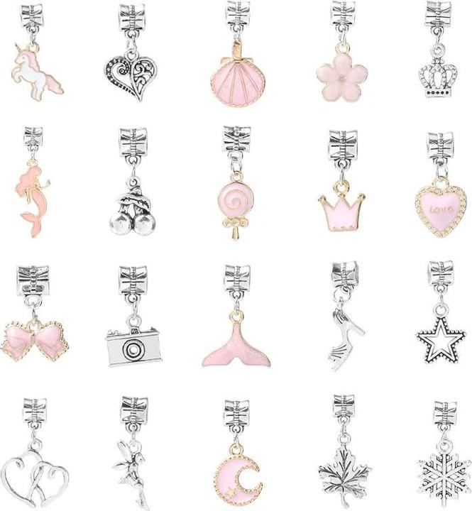 Image du produit Activity Board Bracelet pour enfants bricolage pendentif perle - Perles colorées Exquisite coffret-cadeau Set
