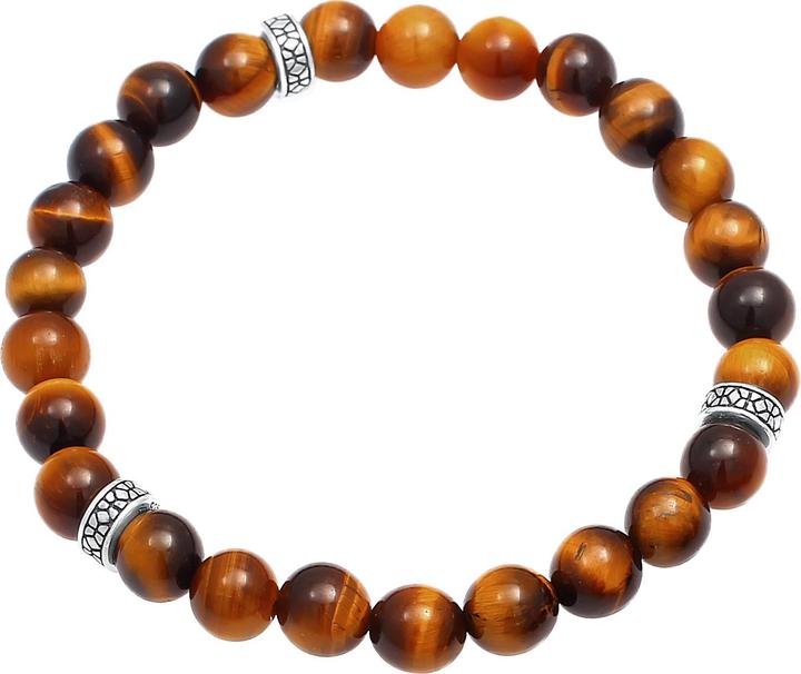 Produktbild Kuzzoi Edelsteinarmband, Perle (21 cm, Tigerauge, 925er Sterling Silber, Plastik)