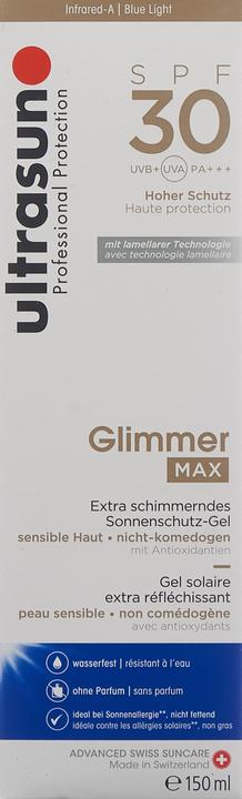 Produktbild Ultrasun Glimmer MAX (Sonnengel, SPF 30, 150 ml, 230 g)