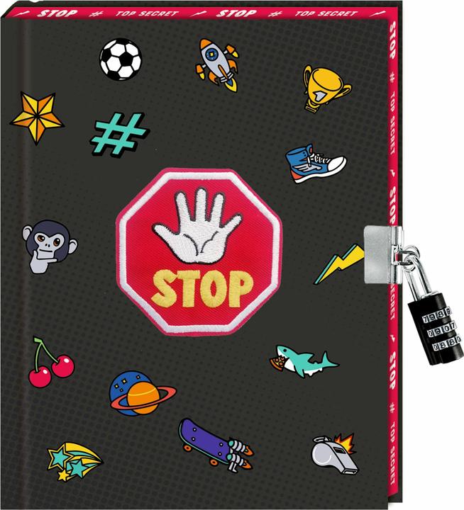 Immagine prodotto Diario: STOP - Top Secret (15 x 19 cm, Tedesco)