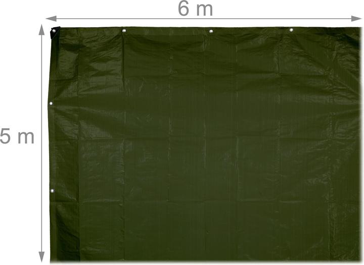 Produktbild Relaxdays Abdeckplane (500 x 600 x 0.1 cm)