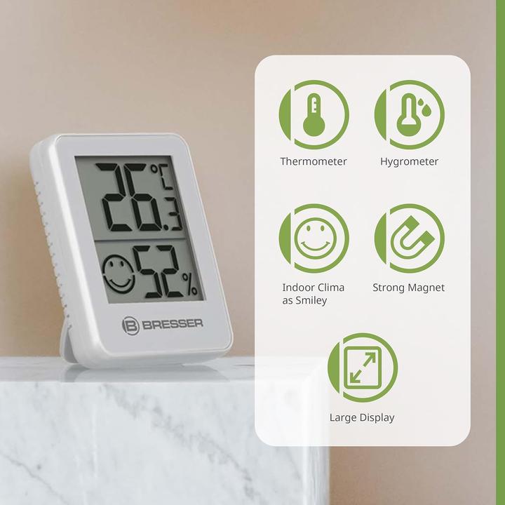 Image du produit Bresser Thermo-hygromètre numérique avec zone de confort