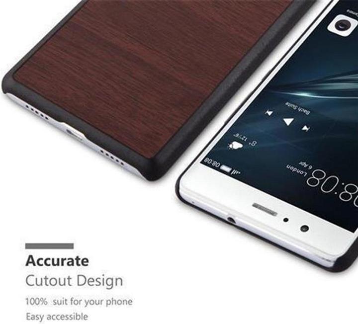 Produktbild Cadorabo Hard Cover Woody Cover (Huawei P9 Lite)