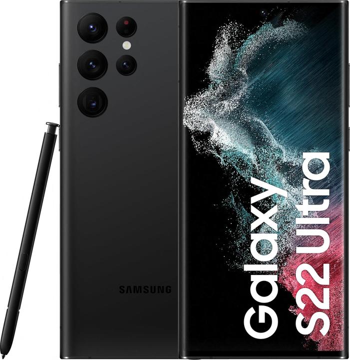 Produktbild Samsung Galaxy S22 Ultra (256 GB, Phantom Black, 6.80", Dual SIM, 108 Mpx, 5G)