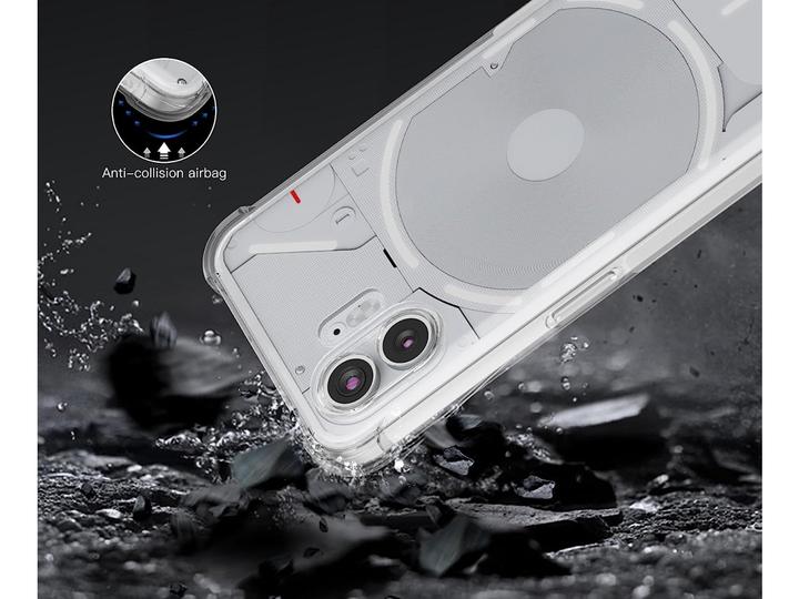 Actual product image Screenguard Crystal Soft Airbag Bumper (Nothing Phone (2))