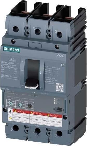 Image du produit Siemens Disjoncteur 40A 3p 15-40A/In 3VA6140-5HL31-0AA0