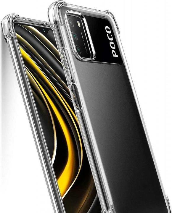 Produktbild Screenguard Xiaomi Poco M3 Hülle Crystal Soft Airbag Bumper (Xiaomi Poco M3)