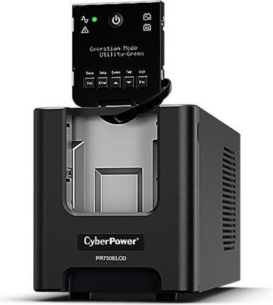 Produktbild Cyberpower Professional Tower Series PR750ELCD (750 VA, 675 W, Line-Interaktiv USV)