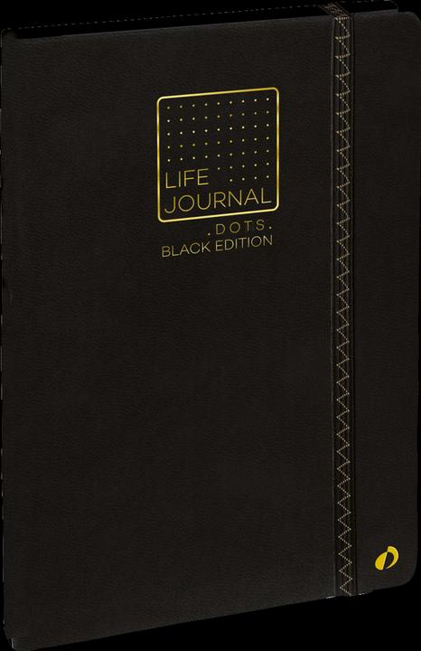 Actual product image Quo Vadis Notebook Life Journal 21 Black (150 x 210 mm, Hardcover, German)