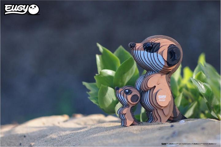 Produktbild Eugy Erdmännchen - 3D Karton Figuren Modellbausatz