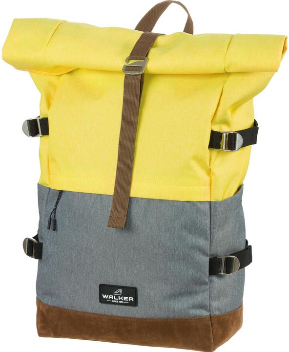 Actual product image Walker Leisure Backpack Roll Up Two 23 - 30 l, Yellow/Grey (30 l)