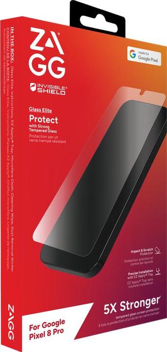Immagine prodotto Zagg Invisibleshield Glass Elite Am (1 Pezzo/i, Google Pixel 8 Pro)