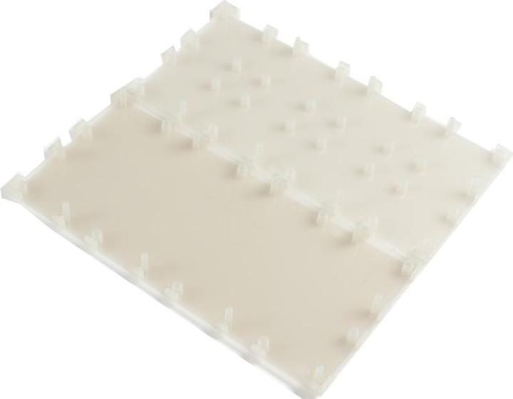 Immagine prodotto Allnet Vassoio di plastica Brick'R'Knowledge 4x2 trasparente sopra e sotto