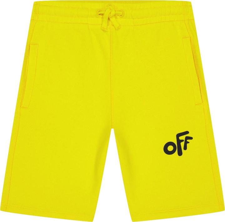 Actual product image Off Childrens/Kids Rounded Sweat Shorts (116)