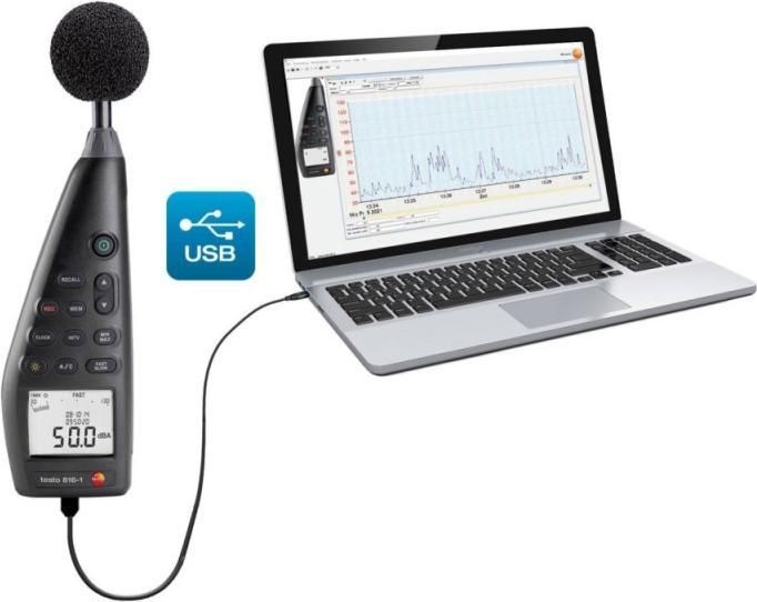 Produktbild Testo Schallpegel-Messgerät 816-1 20 bis 8000