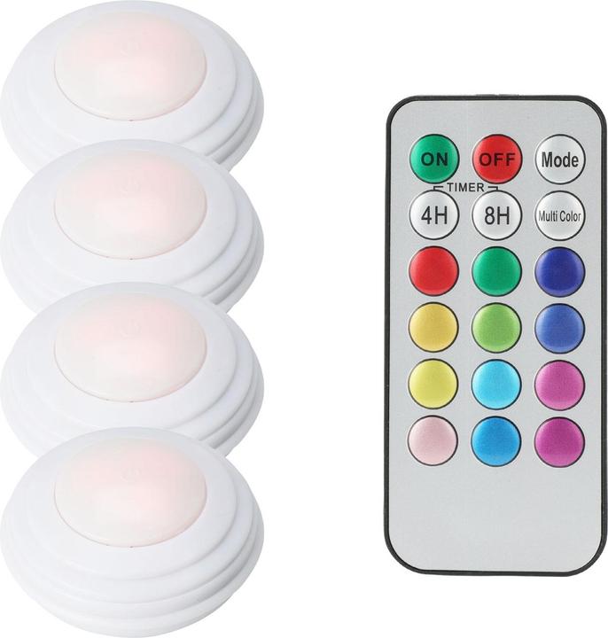 Image du produit H & S Collection Lot de 4 ampoules LED avec changement de couleur